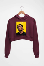 Load image into Gallery viewer, Asap Rocky Crop HOODIE FOR WOMEN-Maroon-Ektarfa.online
