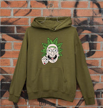 Load image into Gallery viewer, Rick and Morty Unisex Hoodie for Men/Women-S(40 Inches)-Olive Green-Ektarfa.online
