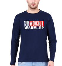 Load image into Gallery viewer, Gym Full Sleeves T-Shirt for Men-Navy Blue-Ektarfa.online
