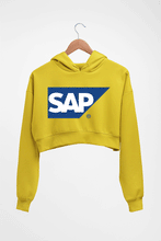 Load image into Gallery viewer, SAP Crop HOODIE FOR WOMEN-Mustard Yellow-Ektarfa.online
