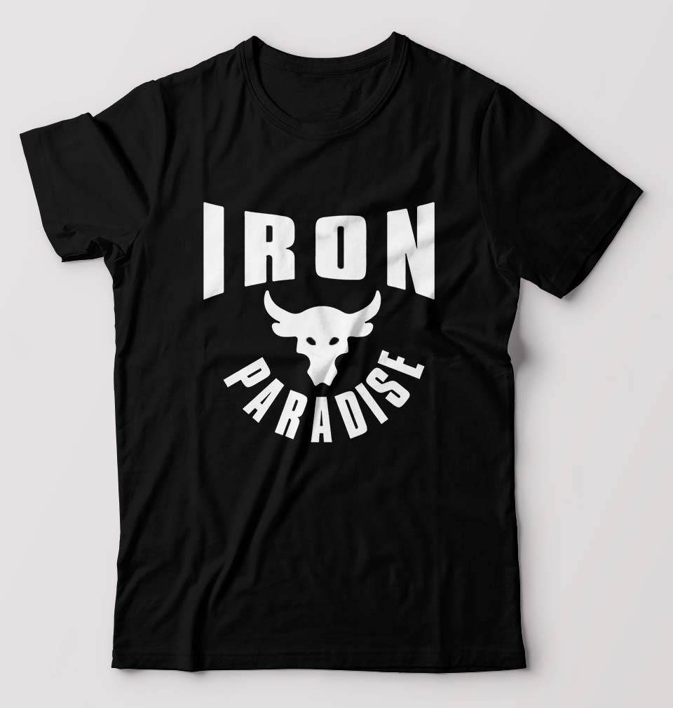 Iron Paradise T-Shirt for Men-Black-Ektarfa.online