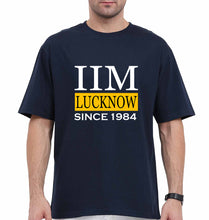 Load image into Gallery viewer, IIM Lucknow Oversized T-Shirt for Men-Navy Blue-Ektarfa.online
