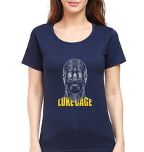 Load image into Gallery viewer, Luke Cage T-Shirt for Women-Navy Blue-Ektarfa.online
