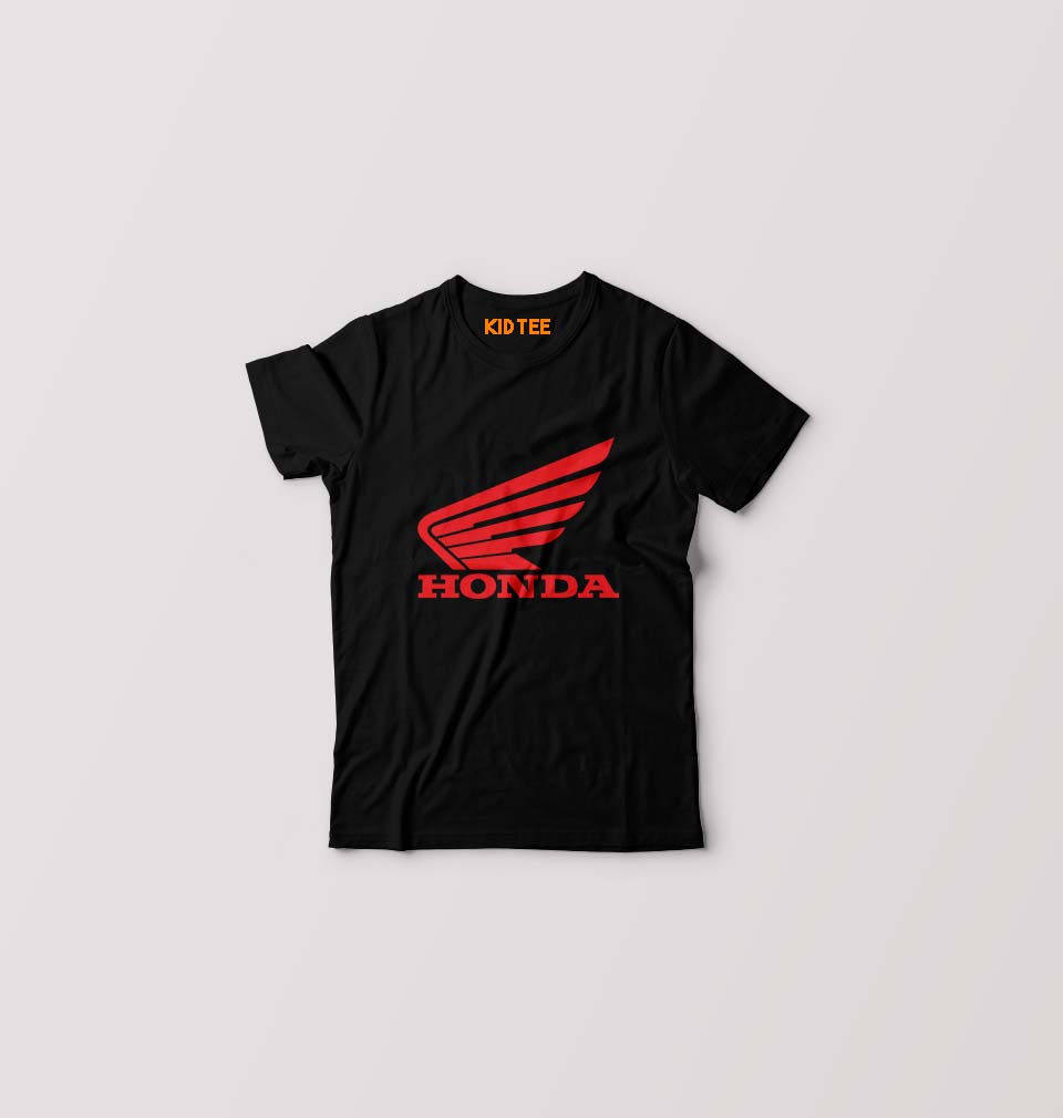 Honda Kids T-Shirt for Boy/Girl-Black-Ektarfa.online