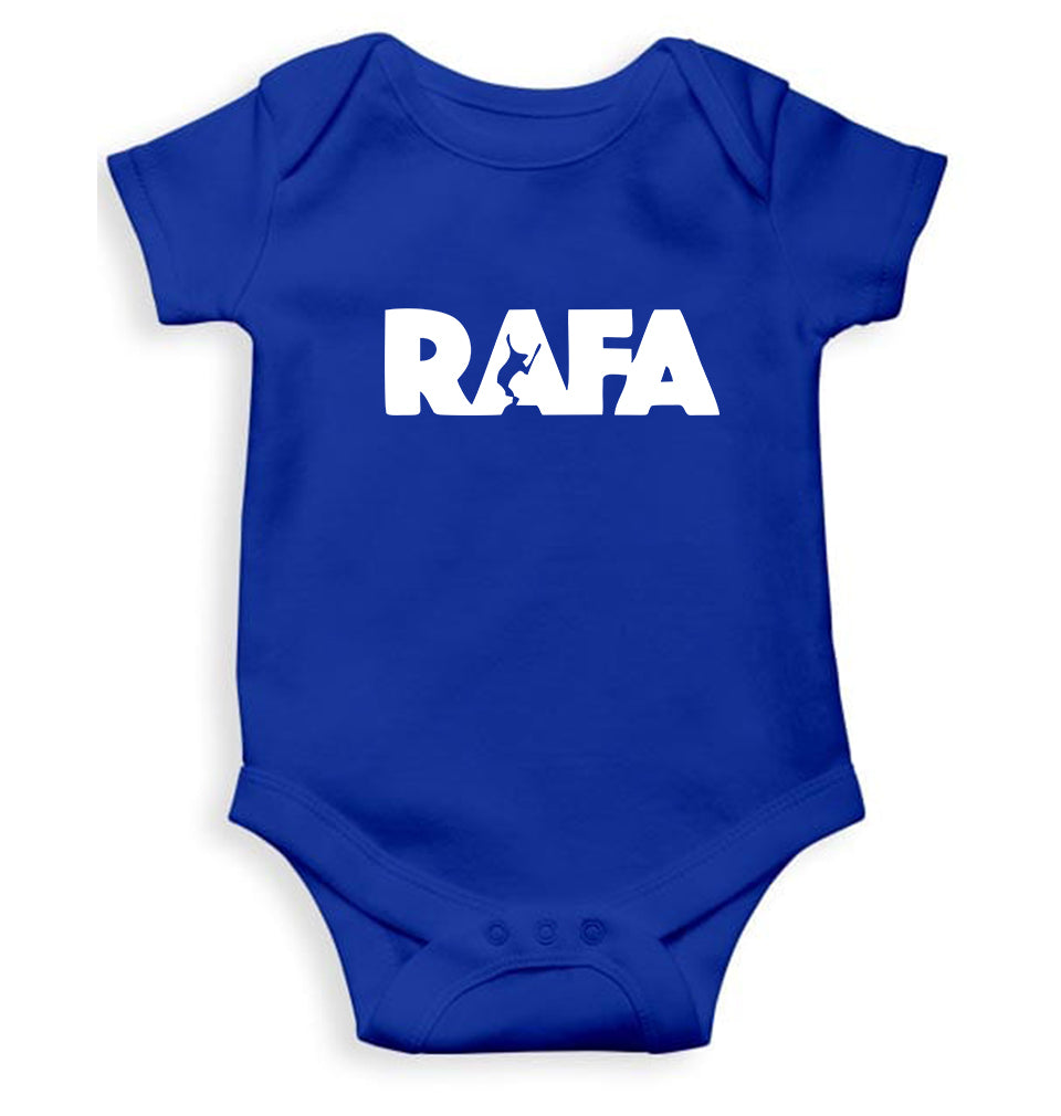 Rafael Nadal (RAFA) Kids Romper For Baby Boy/Girl-0-5 Months(18 Inches)-Royal Blue-Ektarfa.online