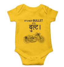 Load image into Gallery viewer, Royal Enfield Bullet Kids Romper For Baby Boy/Girl-Yellow-Ektarfa.online
