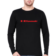 Load image into Gallery viewer, Kawasaki Full Sleeves T-Shirt for Men-Black-Ektarfa.online
