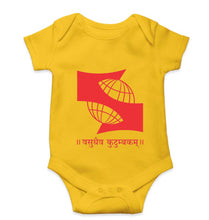 Load image into Gallery viewer, Symbiosis Kids Romper For Baby Boy/Girl-0-5 Months(18 Inches)-Yellow-Ektarfa.online
