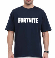 Load image into Gallery viewer, Fortnite Oversized T-Shirt for Men-Navy Blue-Ektarfa.online
