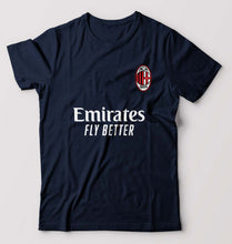 Load image into Gallery viewer, A.C. Milan 2021-22 T-Shirt for Men-Navy Blue-Ektarfa.online
