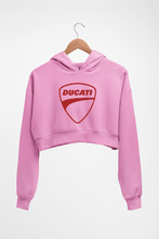 Load image into Gallery viewer, Ducati Crop HOODIE FOR WOMEN-Light Baby Pink-Ektarfa.online
