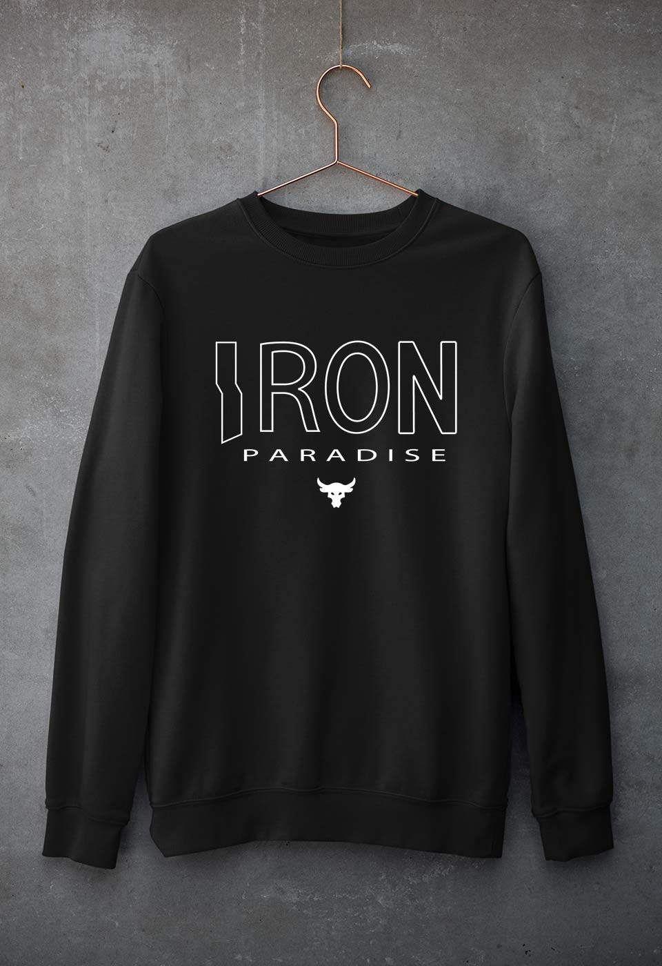 Iron Paradise Unisex Sweatshirt for Men/Women-Black-Ektarfa.online