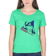 Load image into Gallery viewer, Khabib Nurmagomedov T-Shirt for Women-Flag Green-Ektarfa.online
