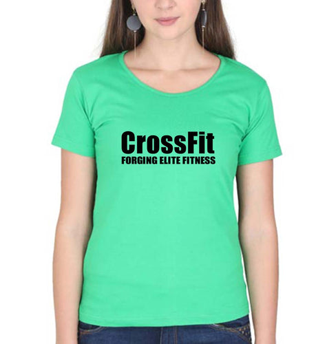 CrossFit T-Shirt for Women-Flag Green-Ektarfa.online