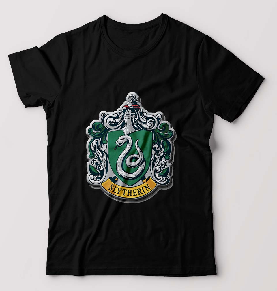 Slytherin Harry Potter T-Shirt for Men-Black-Ektarfa.online