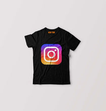 Load image into Gallery viewer, Instagram Kids T-Shirt for Boy/Girl-Black-Ektarfa.online
