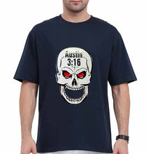 Load image into Gallery viewer, Stone Cold Steve Austin (WWE) Oversized T-Shirt for Men-Navy Blue-Ektarfa.online
