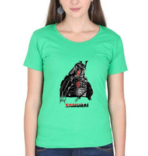 Load image into Gallery viewer, Samurai T-Shirt for Women-Flag Green-Ektarfa.online
