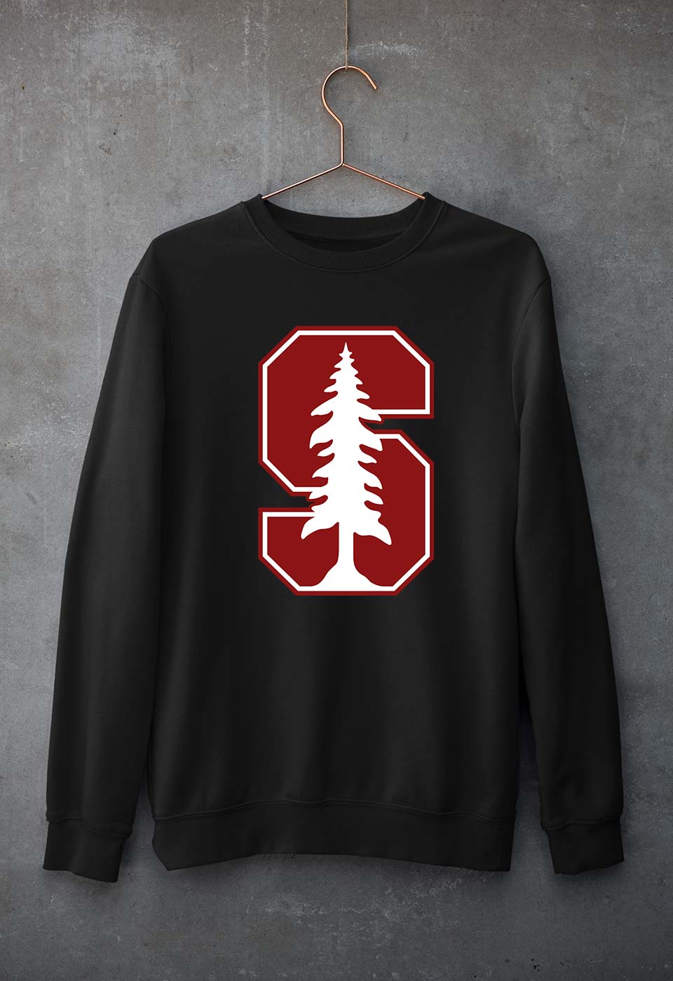 Stanford Unisex Sweatshirt for Men/Women-Black-Ektarfa.online