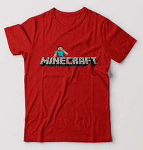 Load image into Gallery viewer, Minecraft T-Shirt for Men-Red-Ektarfa.online
