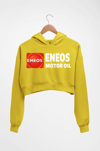 Eneos Crop HOODIE FOR WOMEN-Mustard Yellow-Ektarfa.online