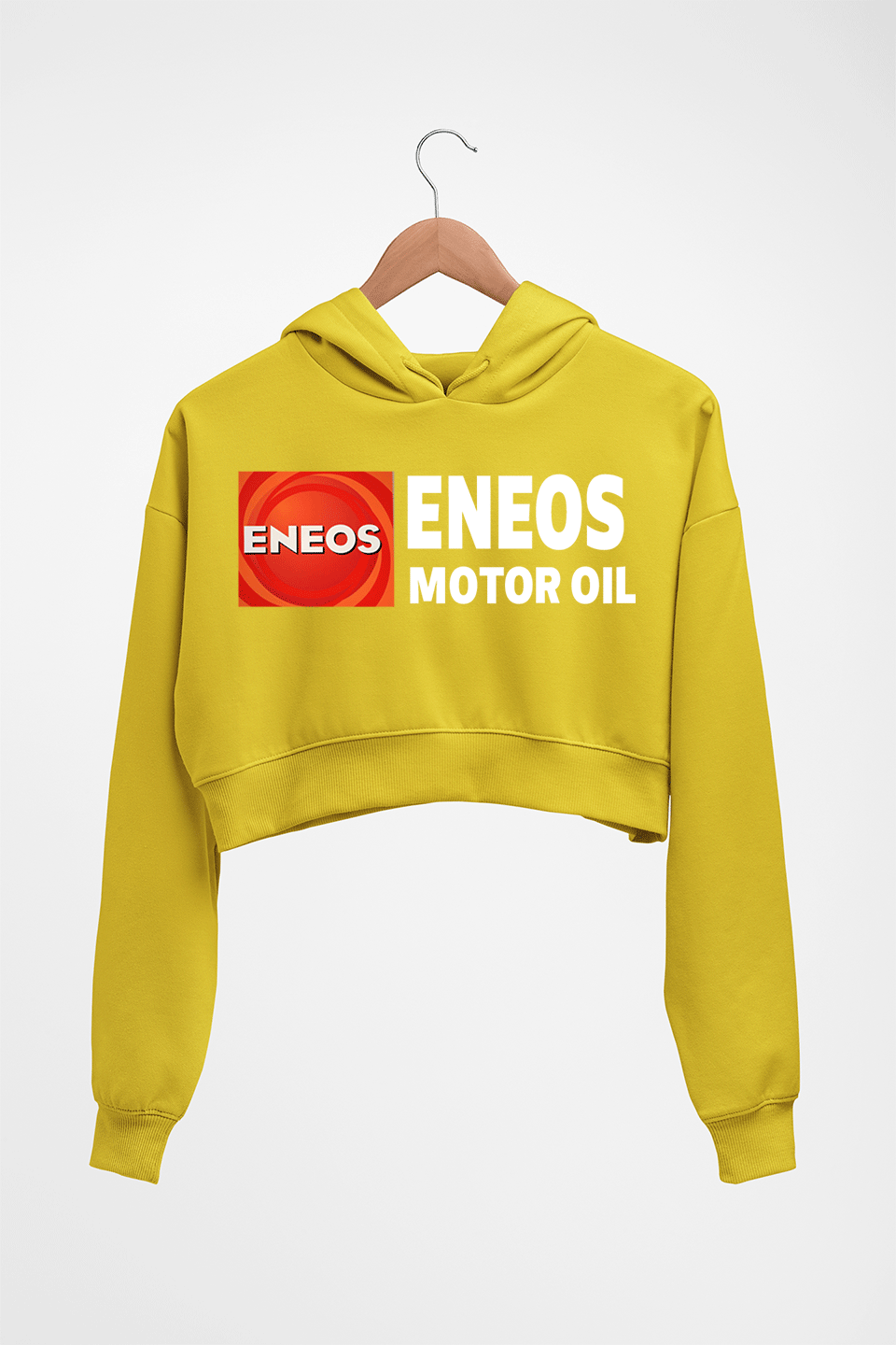 Eneos Crop HOODIE FOR WOMEN-Mustard Yellow-Ektarfa.online