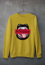 Load image into Gallery viewer, Trippy Unisex Sweatshirt for Men/Women-Mustard Yellow-Ektarfa.online
