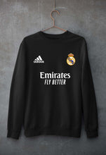 Load image into Gallery viewer, Real Madrid 2021-22 Unisex Sweatshirt for Men/Women-Black-Ektarfa.online
