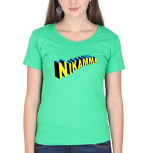 Load image into Gallery viewer, Nikamma T-Shirt for Women-Flag Green-Ektarfa.online
