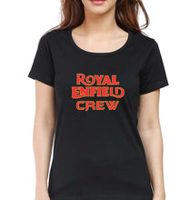 Load image into Gallery viewer, Royal Enfield Crew T-Shirt for Women-Black-Ektarfa.online
