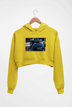 Load image into Gallery viewer, paul walker fast and furious Crop HOODIE FOR WOMEN-Mustard Yellow-Ektarfa.online
