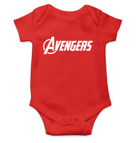 Avengers Kids Romper For Baby Boy/Girl-0-5 Months(18 Inches)-RED-Ektarfa.online