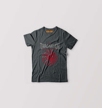 Load image into Gallery viewer, House Targaryen (GOT) Kids T-Shirt for Boy/Girl-Steal Grey-Ektarfa.online
