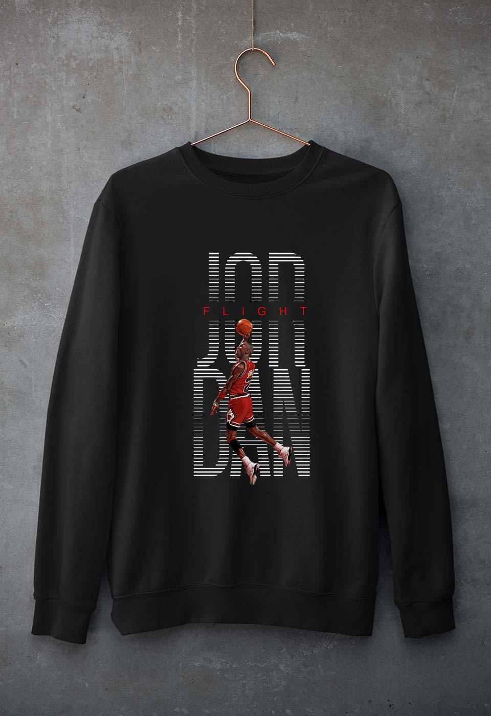 Michael Jordan Unisex Sweatshirt for Men/Women-Black-Ektarfa.online