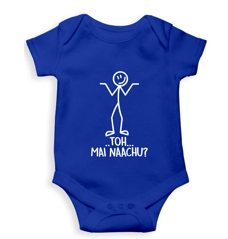 Nachu Funny Kids Romper For Baby Boy/Girl-0-5 Months(18 Inches)-Royal Blue-Ektarfa.online