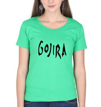 Load image into Gallery viewer, Gojira T-Shirt for Women-Flag Green-Ektarfa.online
