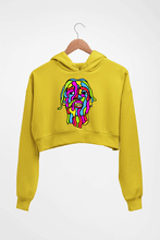 Load image into Gallery viewer, Asap Rocky Crop HOODIE FOR WOMEN-Mustard Yellow-Ektarfa.online
