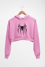 Load image into Gallery viewer, Spiderman Crop HOODIE FOR WOMEN-Light Baby Pink-Ektarfa.online
