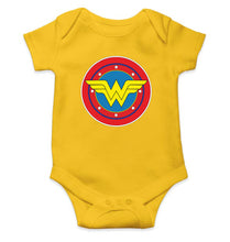 Load image into Gallery viewer, Wonder Woman Superhero Kids Romper Kids Romper For Baby Boy/Girl-Yellow-Ektarfa.online
