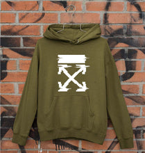 Load image into Gallery viewer, Off White Tee Unisex Hoodie for Men/Women-Olive Green-Ektarfa.online
