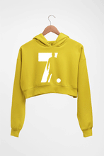 Load image into Gallery viewer, Cristiano Ronaldo CR7 Crop HOODIE FOR WOMEN-Mustard yellow-Ektarfa.online
