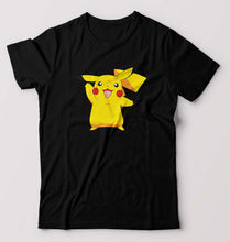 Load image into Gallery viewer, Pikachu T-Shirt for Men-Black-Ektarfa.online
