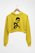 Load image into Gallery viewer, Novak Djokovic Crop HOODIE FOR WOMEN-Mustard Yellow-Ektarfa.online

