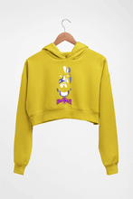 Load image into Gallery viewer, Undertaker WWE Crop HOODIE FOR WOMEN-Mustard Yellow-Ektarfa.online
