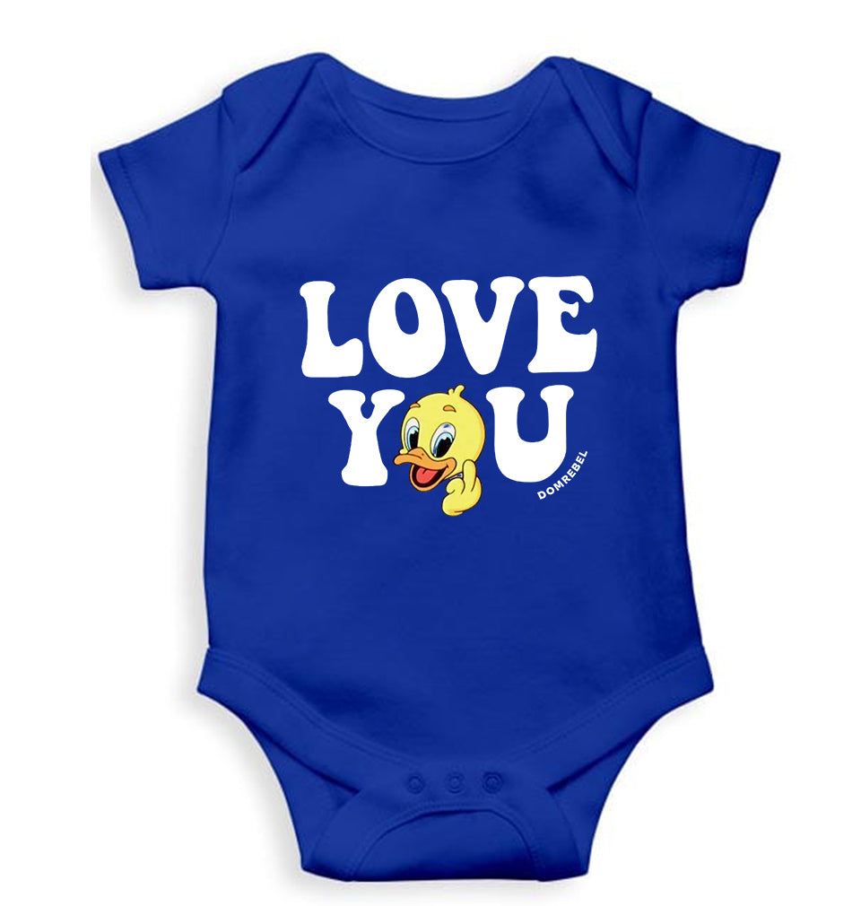 Domrebel Duck Kids Romper For Baby Boy/Girl-Royal Blue-Ektarfa.online