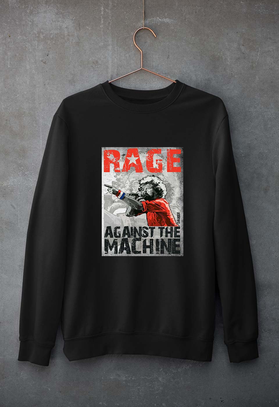Rage Against The Machine Unisex Sweatshirt for Men/Women-Black-Ektarfa.online