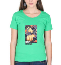 Load image into Gallery viewer, Baby Driver T-Shirt for Women-Flag Green-Ektarfa.online
