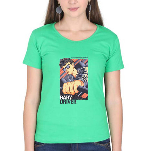 Baby Driver T-Shirt for Women-Flag Green-Ektarfa.online