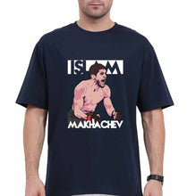 Load image into Gallery viewer, Islam Makhachev Oversized T-Shirt for Men-Navy Blue-Ektarfa.online
