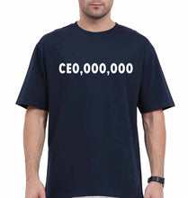Load image into Gallery viewer, CEO Oversized T-Shirt for Men-Navy Blue-Ektarfa.online
